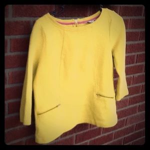 cotton Boden lemon top US 6